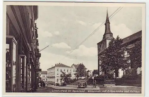 24102 Ak Lüdenscheid im Sauerland Wilhelmstraße um 1940