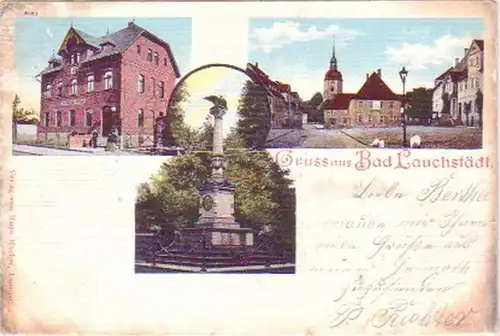 24012 Multi-image Ak Gruss de Bad Lauchstadt 1901