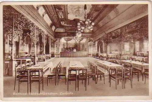 23985 Ak Ballsaal Feldschlösschen Zwönitz um 1920