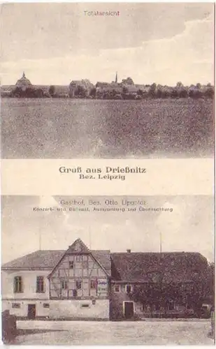 23968 Ak Gruß aus Prießnitz Bez. Leipzig um 1920