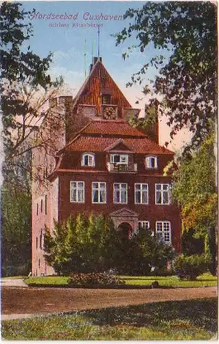 23957 Ak Mer du Nordbad Cuxhaven Château de Ritzebüttel 1914