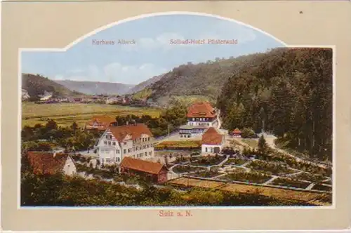 23944 Ak Sulz am Neckar Kurhaus Albeck um 1910