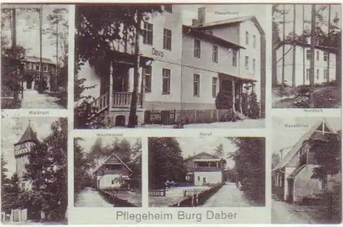 23926 Mehrbild Ak Pflegeheim Burg Daber 1926