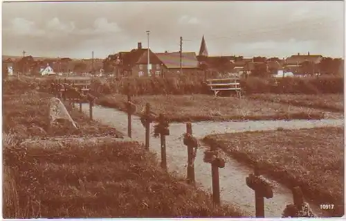 23909 Ak Nordseebad Nebel auf Amrum um 1920