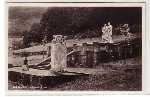 23892 Ak Bad Wildbad Monument aux guerriers vers 1930