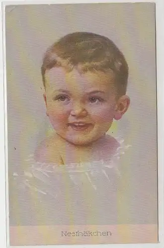 23883 Ak Kind Junge "Nesthäkchen" 1924