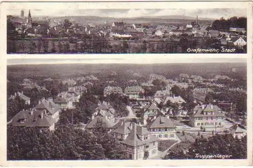 23862 Multi-image Ak Ville de Göhr & camp de troupes 1930