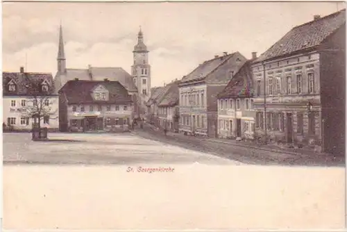 23845 Ak Rötha St. Georgenkirche vers 1910