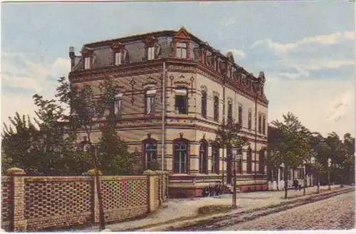 23830 AK Wolfen b. Bitterfeld Hotel Griebsch um 1920