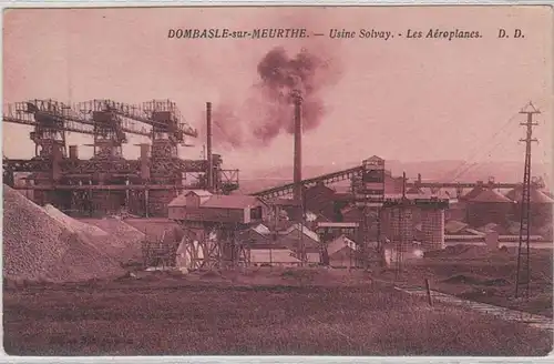 23799 Ak Dombale-sur-Meurthe Usine Solvay vers 1920