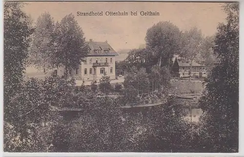 23778 Ak Strandhotel Ottenhain bei Geithain um 1910