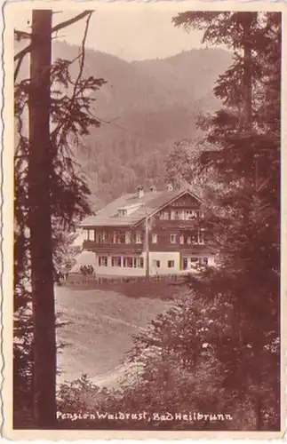 23762 Ak Bad Heilbrunn Pension Waldrast 1931