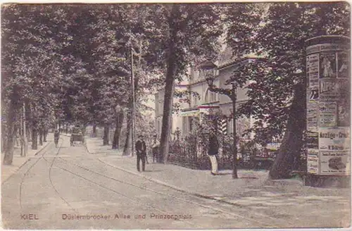 23748 Ak Kiel Dusternbrooker Allee & Princenpalais 1906