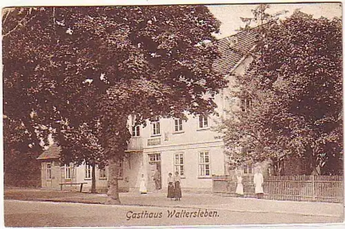 23694 Ak Gasthaus Waltersleben um 1910