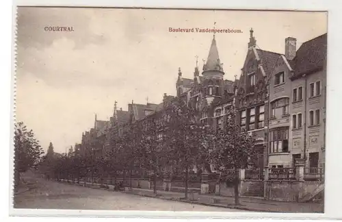 23674 Ak Courtrai Boulevard Vandenpeereboom um 1910