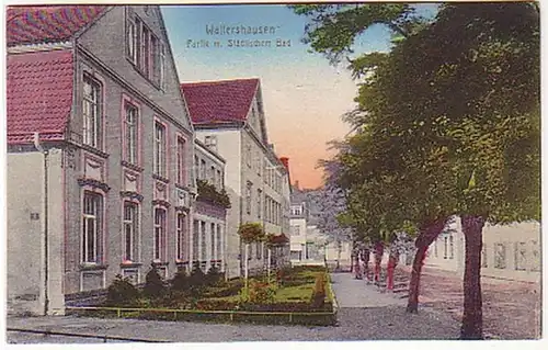 23633 Ak Waltershausen Partie m. salle de bains urbaine 1924