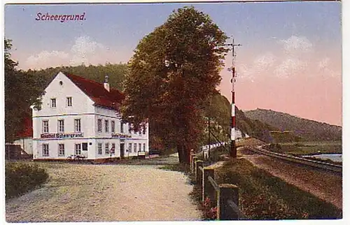 23615 Ak Scheergrund Gasthof um 1920
