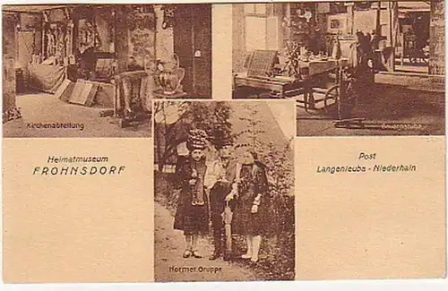 23602 Ak Heimatmuseum Frohnsdorf 1926