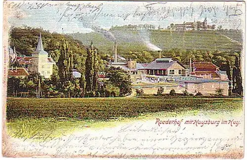 23593 Ak Roederhof mit Huysburg im Huy 1903