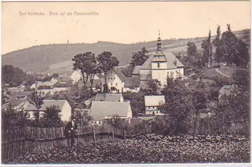 23575 Ak Bad Gottleuba Blick auf die Panoramahöhe 1913