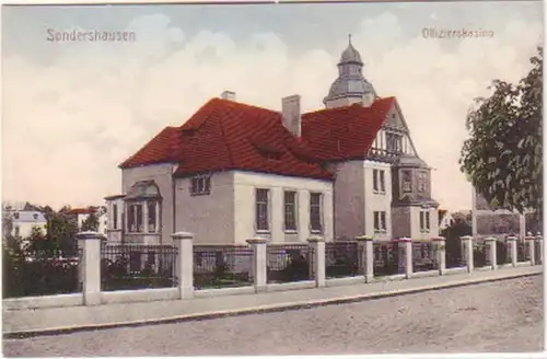 23552 Ak Sondershausen Offizierskasino um 1910