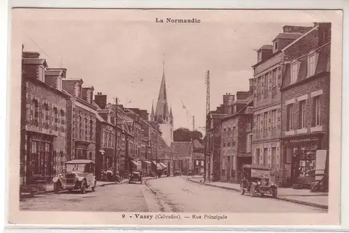 23526 Ak Vassy (Calvados) Rue Principale 1940