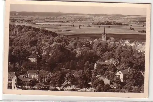 23525 Ak Bad Freienwalde Blick vom Aussichtsturm in Odertal 1941