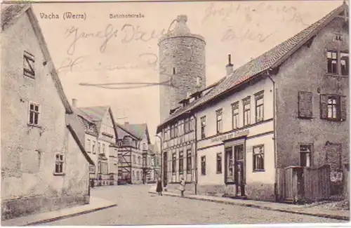 23501 Ak Vacha (Werra) Bahnhofstrasse 1912