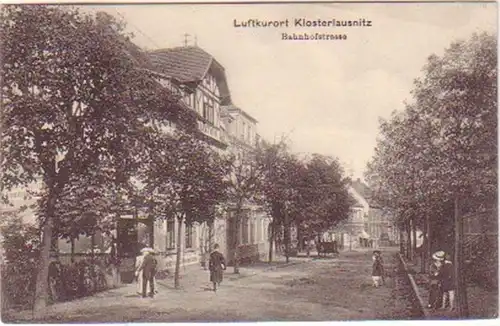 23498 Ak Klosterlausnitz Bahnhofstrasse 1919