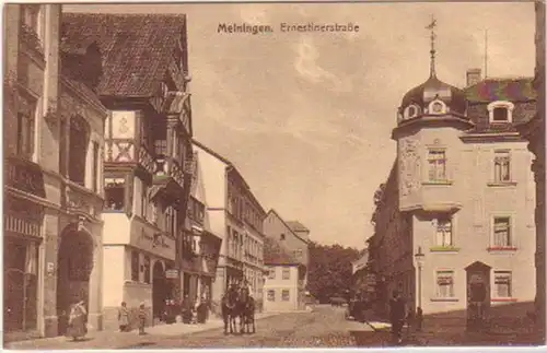 23497 Ak Meiningen Ernestinerstraße vers 1925