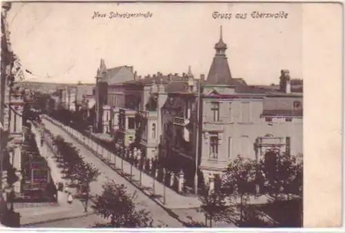 23492 Ak Gruß aus Eberswalde neue Schweizerstraße 1907