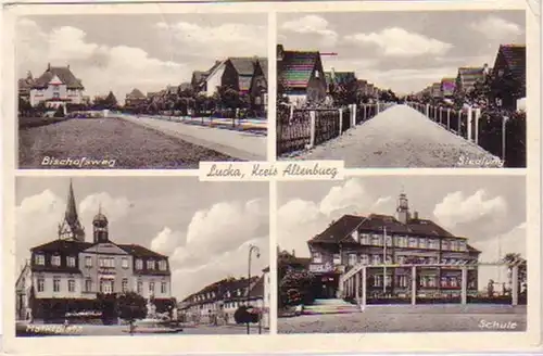 23469 Multi-image Ak Lucka Kreis Altenburg 1942