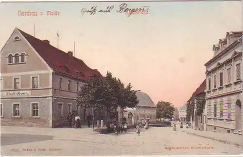 23455 Ak Nerchau an der Mulde Kirchstraße 1912