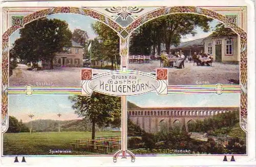 23450 Mehrbild Ak Gruß aus Gasthof Heiligenborn 1912