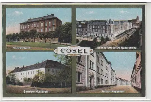 23435 Mehrbild Ak Cosel Kaserne usw. um 1910