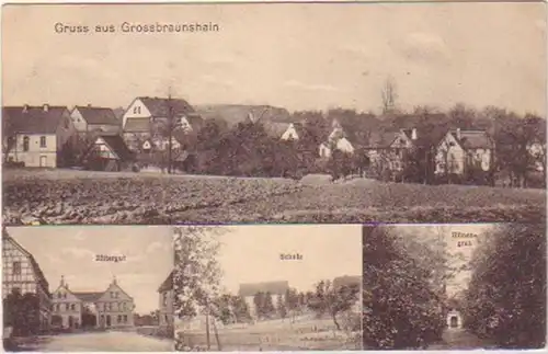 23409 Multi-image Ak Salut en grand-braunshain vers 1920