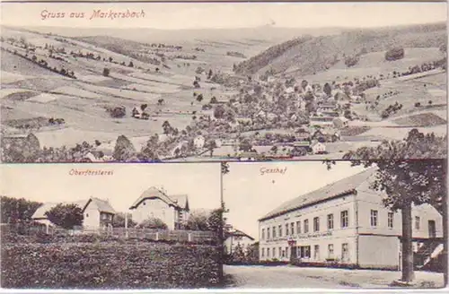 23405 Mehrbild Ak Gruß aus Markersbach Gasthof usw.1916