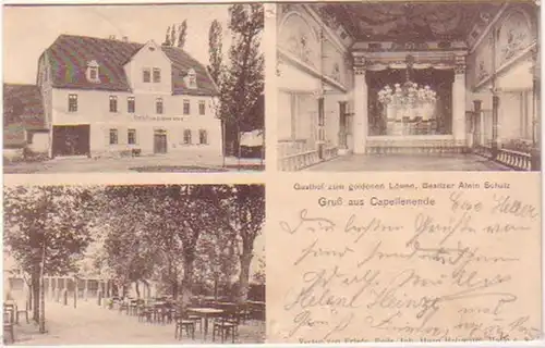 23398 Multi-image Ak Salutation de Capellenende Gasthof 1907