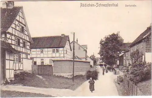 23379 Ak Radichen Schnepfenthal Dorfstraße 1909