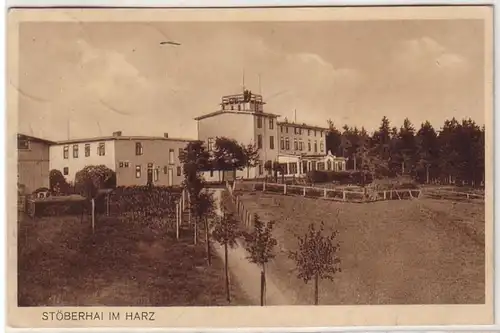 23376 Ak Höhenkurort Berghotel Stöberhai 1920