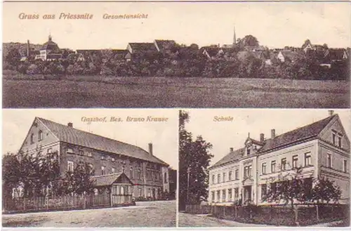 23365 Mehrbild-Ak Gruss aus Priessnitz um 1910