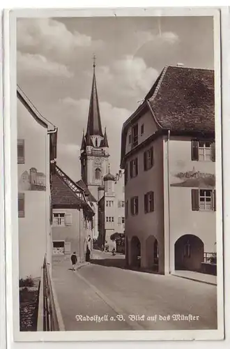 23342 Ak Radolfzell a.B. Blick auf das Münster 1939