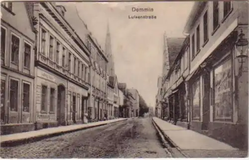 23340 Ak Demmin in Mecklenburg Luisenstrasse 1914