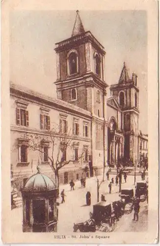 23338 Ak Malta St. John's Square vers 1920