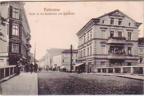 23336 Ak Rathenov partie au pont de la ville 1920