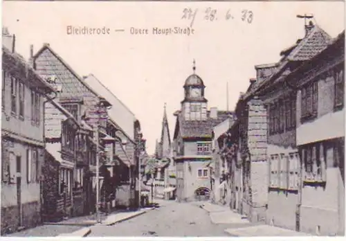 23272 Ak Bleicherode Obere Haupt Strasse 1933