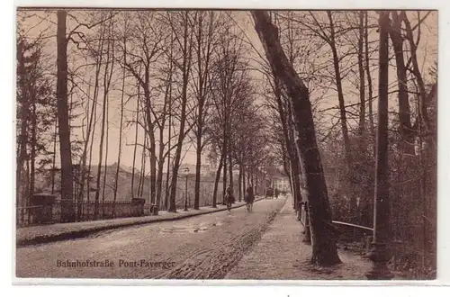 23251 Ak Bahnhofstraße Pont Faverger France France vers 1915