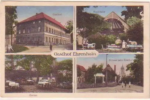 23233 Feldpost Mehrbild Ak Gasthof Ehrenhain 1918