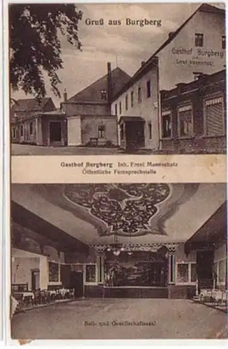 23192 Mehrbild Ak Gruß aus Burgberg Gasthof 1924