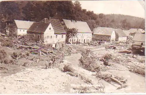 23154 Ak Berggießhübel Hochwasserkatastrophe 1927